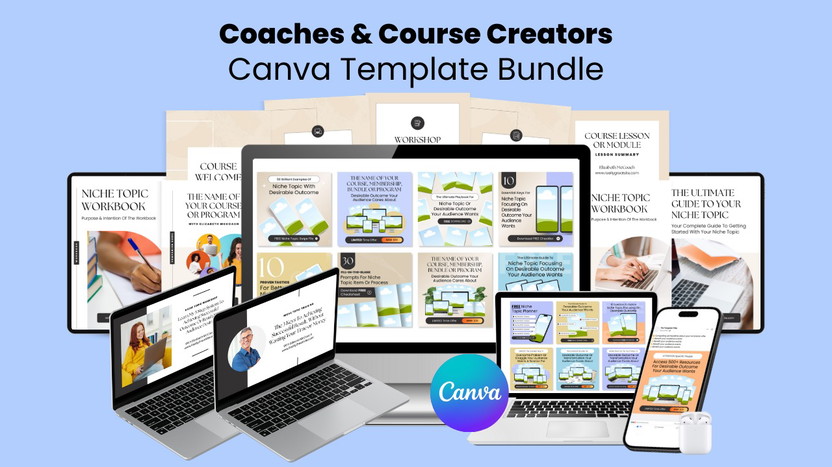 Coaches & Course Creators Canva Template Bundle Lifetime Deal Review